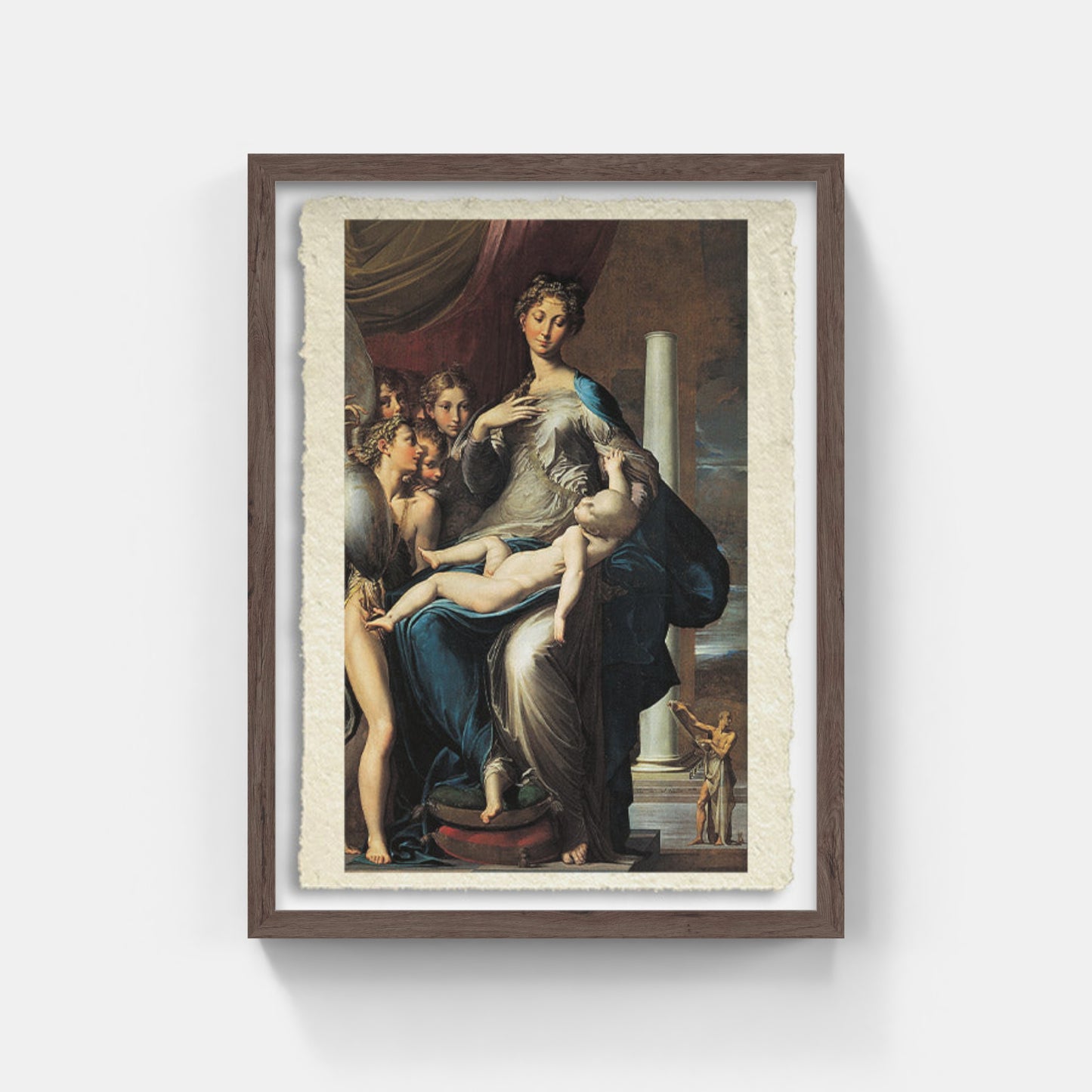 Madonna with the long neck, by Francesco Mazzola known as Parmigianino (1534-1540)