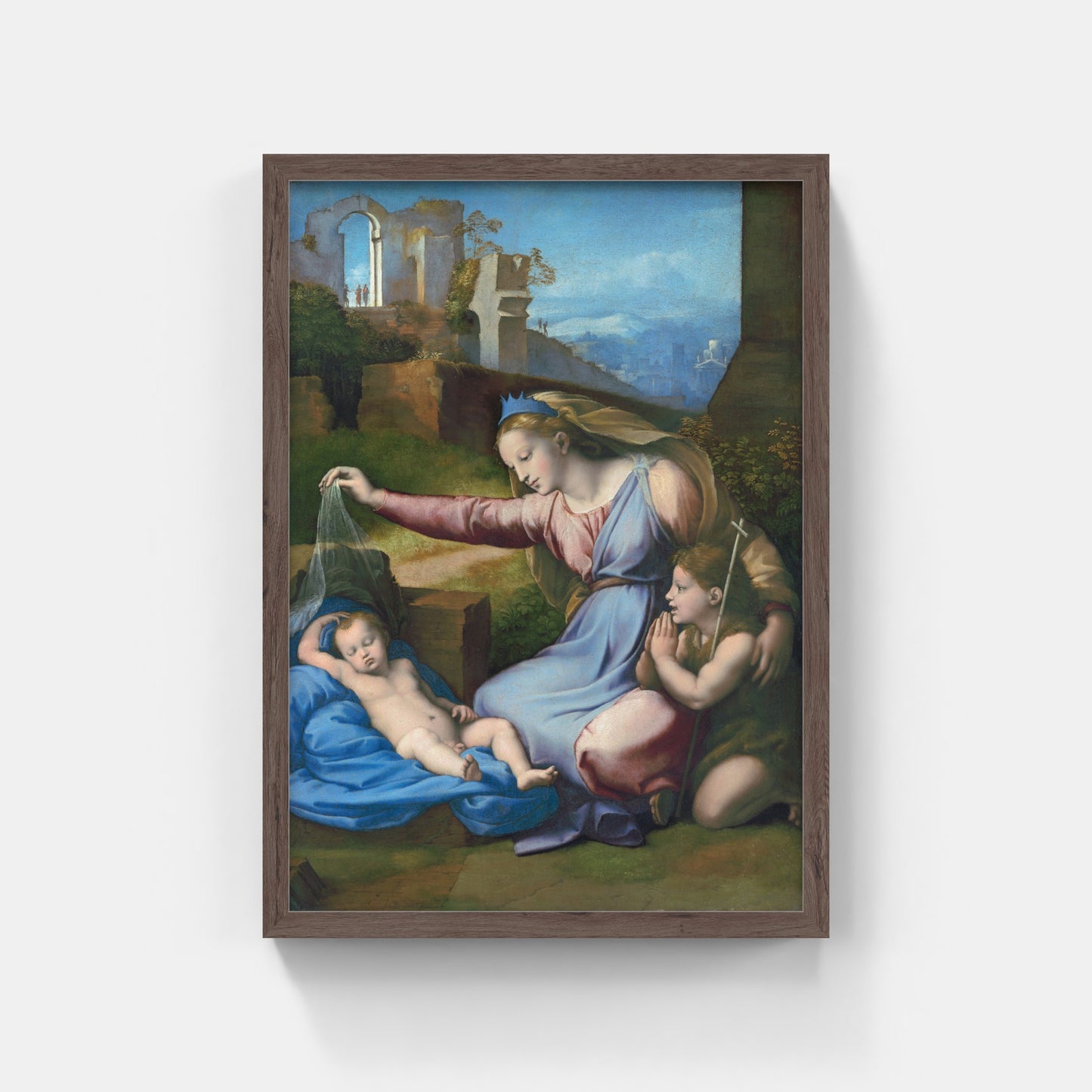 La Madonna del Diadema Blu, di Raffaello Sanzio e Giovanni Penni, (1510-1511)