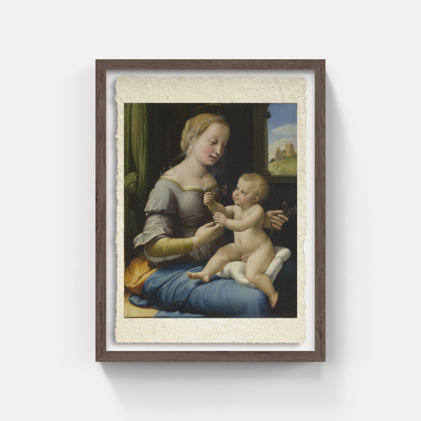 Madonna dei Garofani, di Raffaello Sanzio (1506-1507)