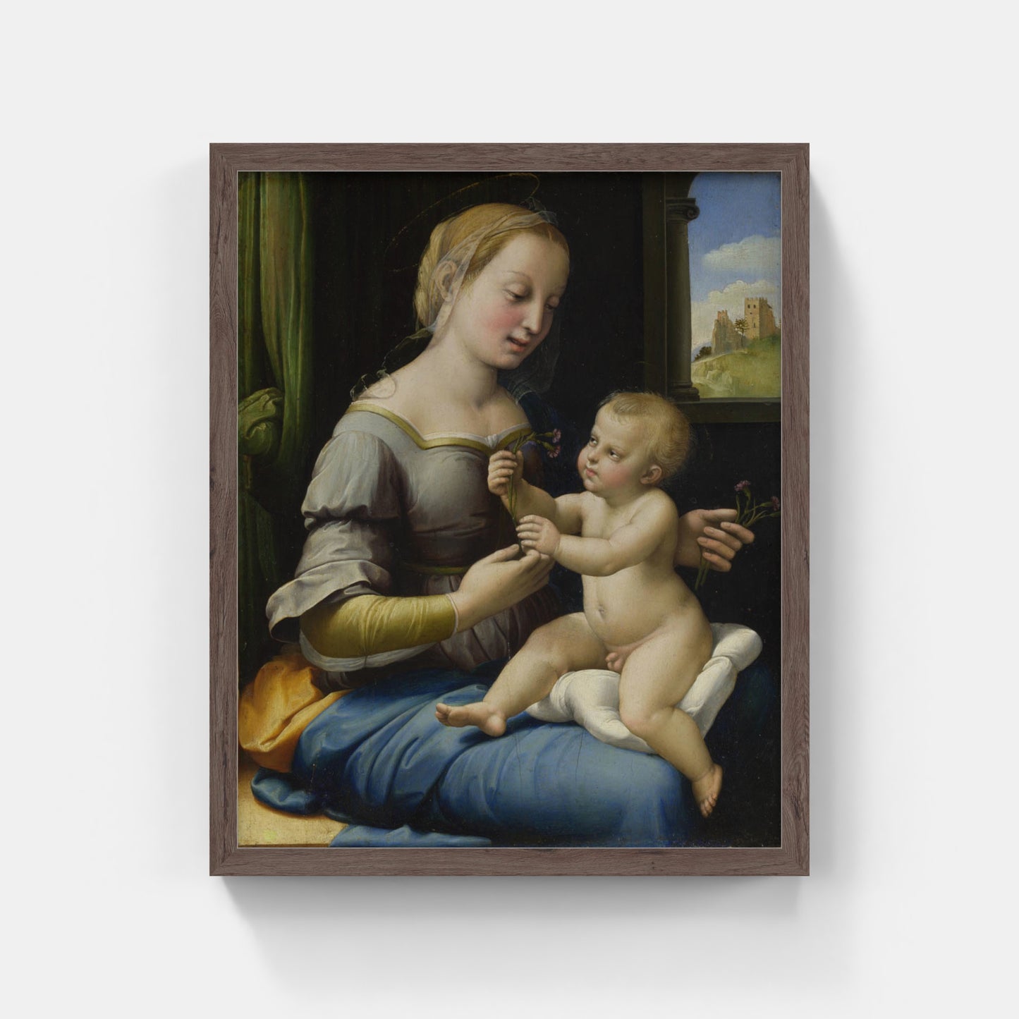 Madonna of the Carnations, by Raffaello Sanzio (1506-1507)