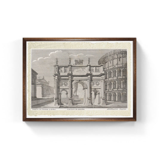 Arch of Constantine (1841), by Luigi Canina 