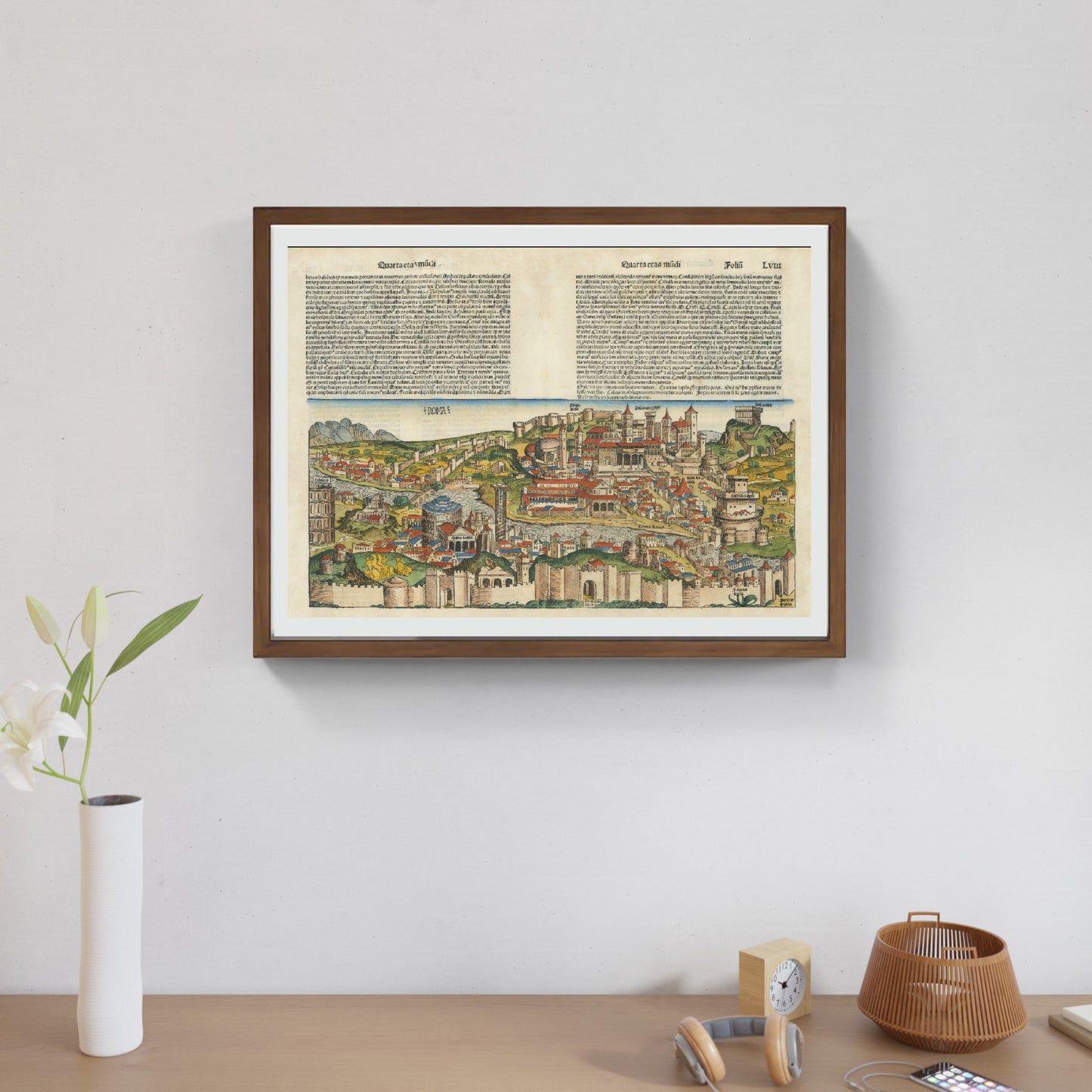 The oldest large-scale view of Rome (1493) 