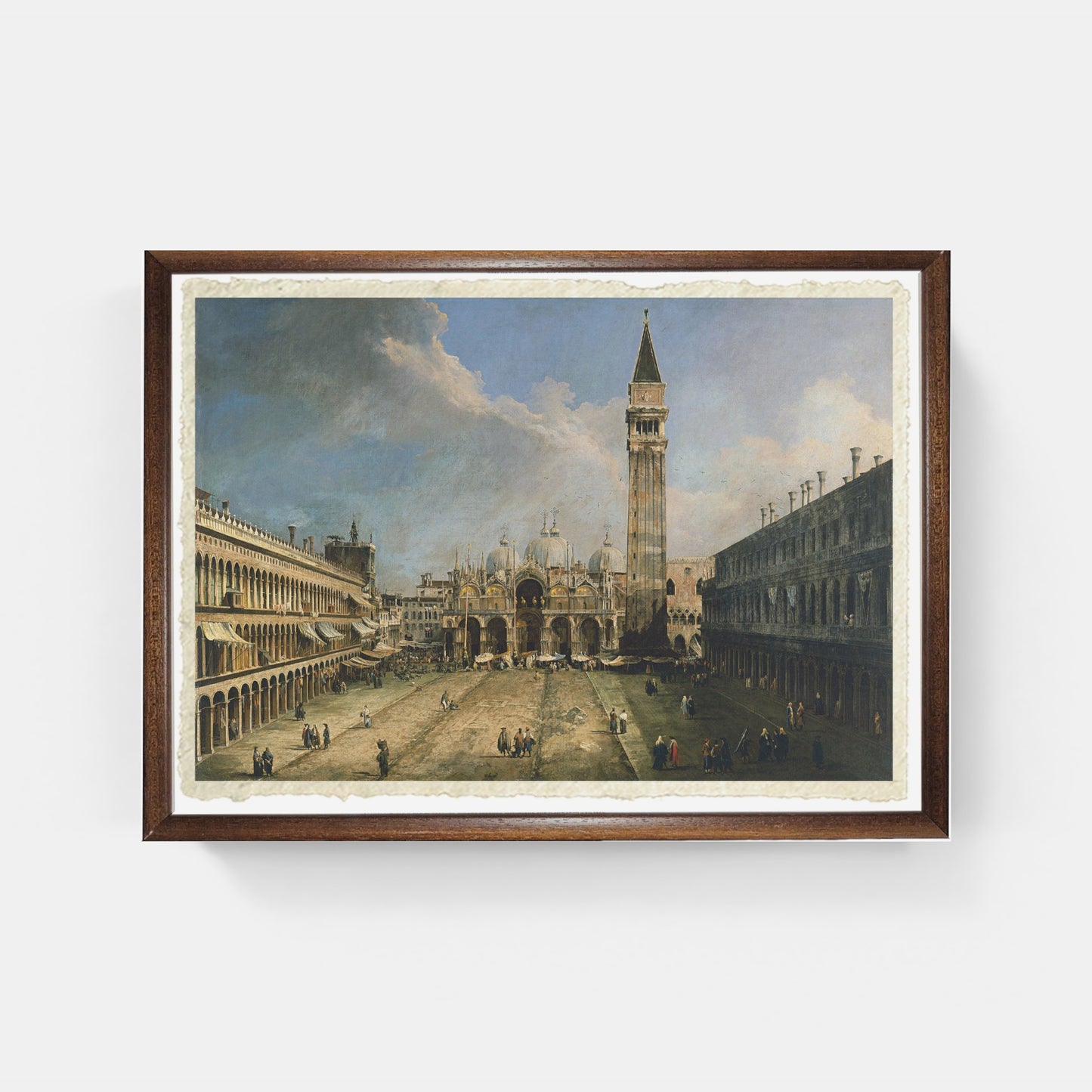 St. Mark's Square towards the Basilica - Canaletto