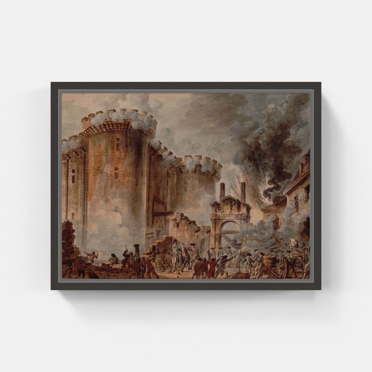 Storming of the Bastille by Jean-Pierre Houël