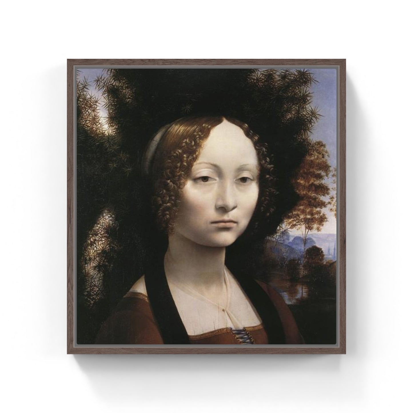 Portrait of Ginevra de' Benci by Leonardo da Vinci