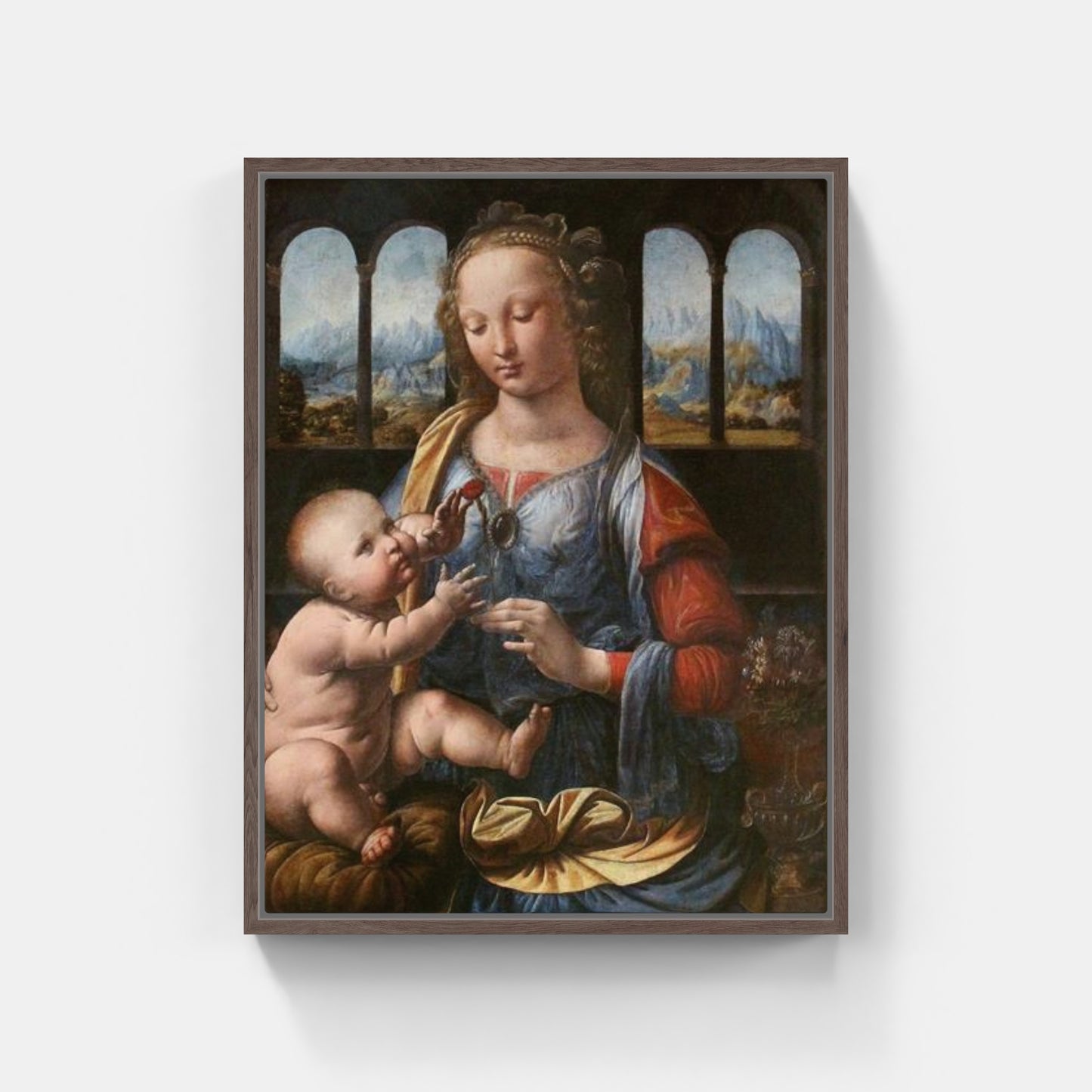 The Madonna of the Carnation by Leonardo da Vinci