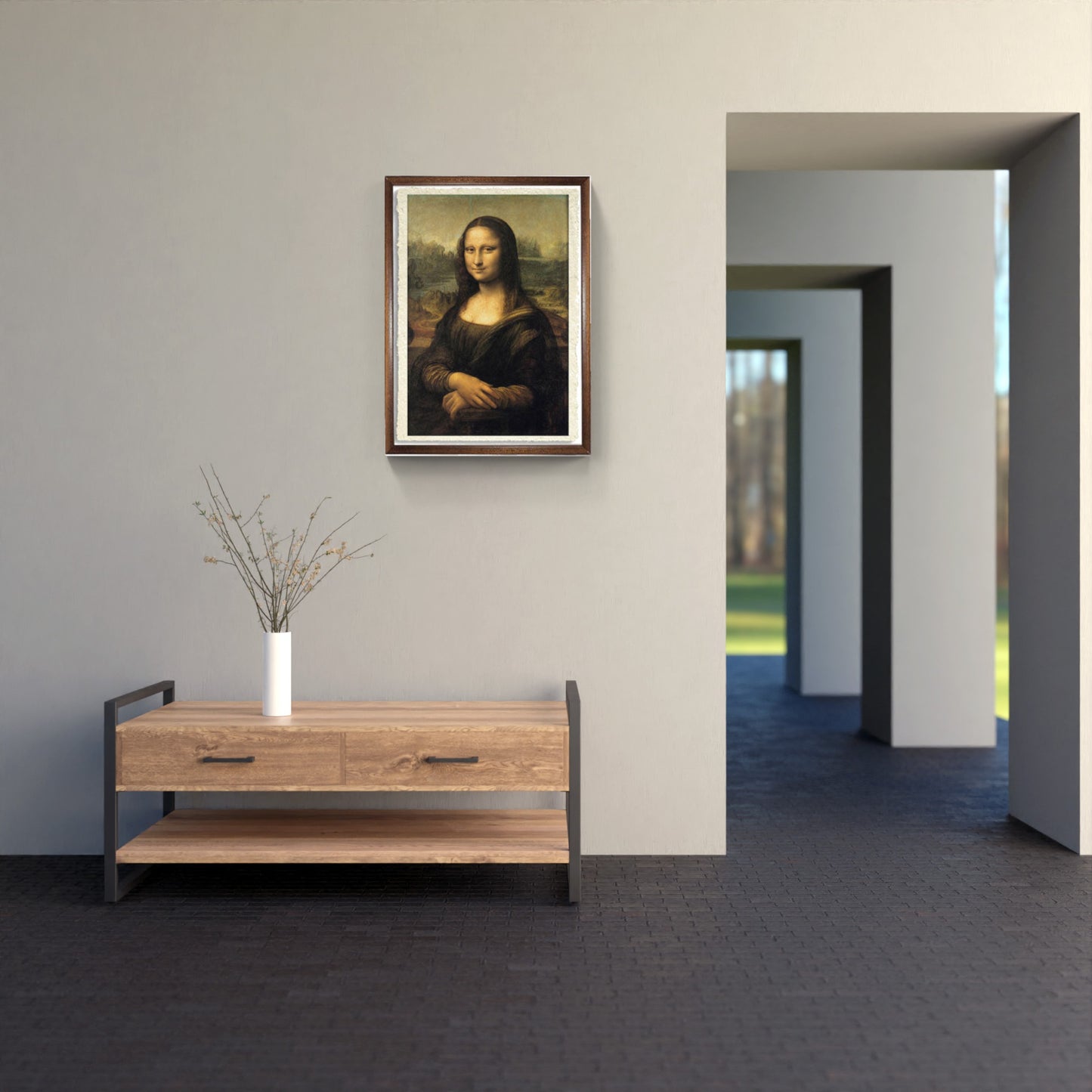 Mona Lisa - La Gioconda - Riproduzione su carta Amalfi