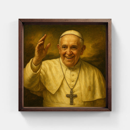 Papa Francesco saluta i fedeli
