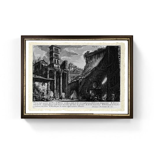 Foro di Nerva, riproduzione di Giovanni Battista Piranesi