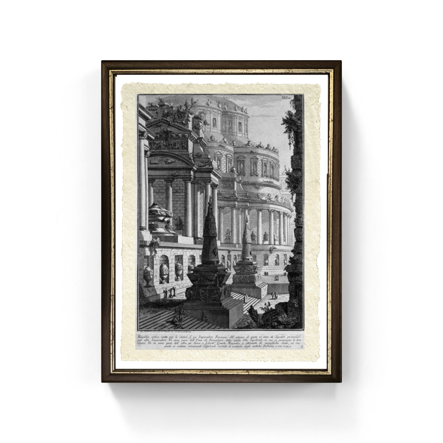 Mausoleo antico, riproduzione di Giovanni Battista Piranesi