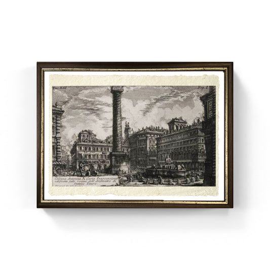 Colonna Antonina e Curia Innocenziana, riproduzione di Giovanni Battista Piranesi