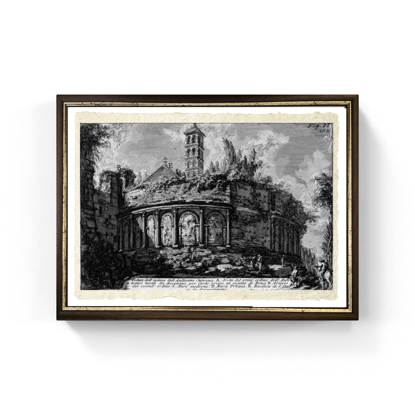 Anfiteatro Castrense, riproduzione di Giovanni Battista Piranesi