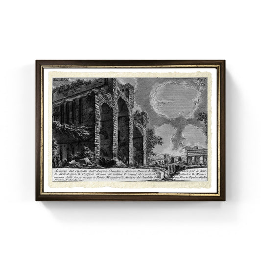 Castello dell'Aqua Claudia, riproduzione di Giovanni Battista Piranesi
