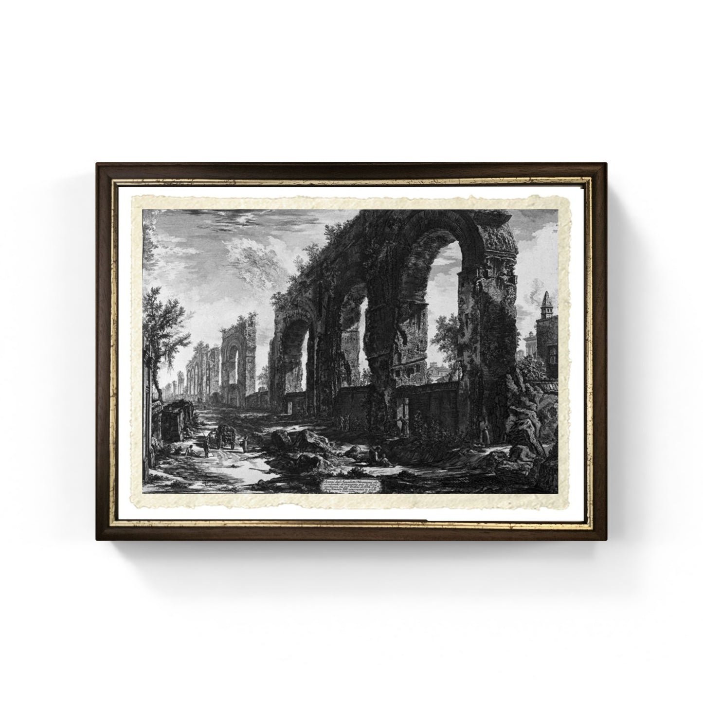 Rovine degli aquedotti Neroniani, riproduzione di Giovanni Battista Piranesi