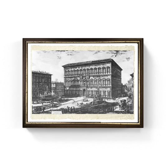 Palazzo Farnese, riproduzione di Giovanni Battista Piranesi