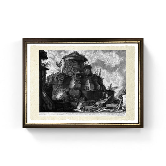 Sepolcro degli Scipioni, riproduzione di Giovanni Battista Piranesi