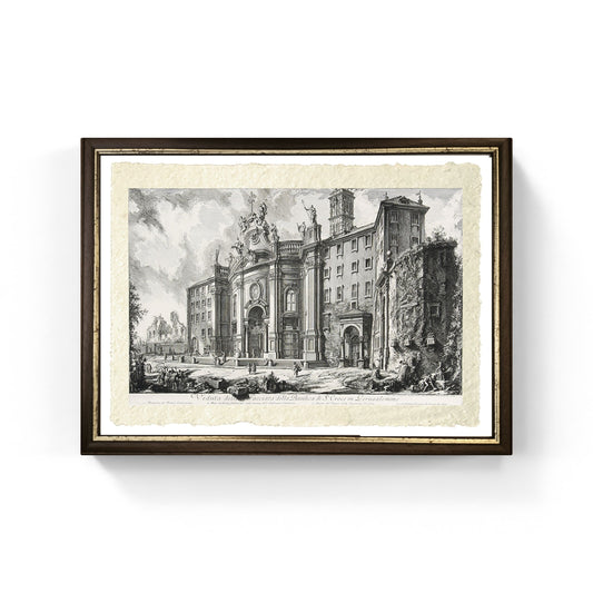 Basilica di S.Croce in Gerusalemme, riproduzione di Giovanni Battista Piranesi