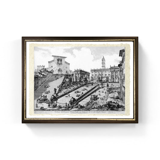 Veduta del Campidoglio, riproduzione di Giovanni Battista Piranesi