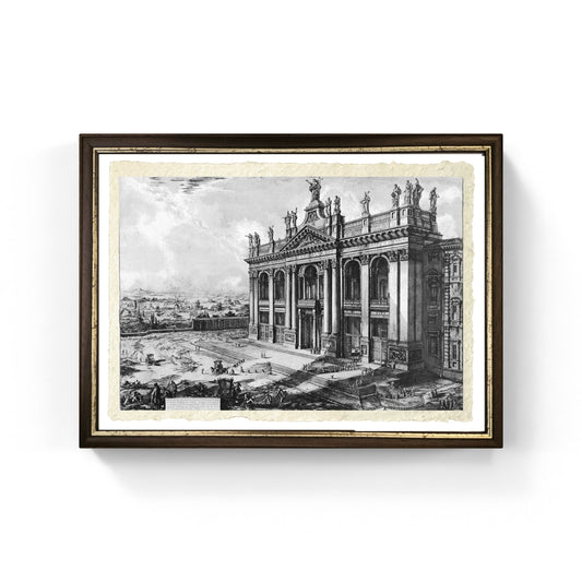 Basilica di S.Giovanni Laterano, riproduzione di Giovanni Battista Piranesi