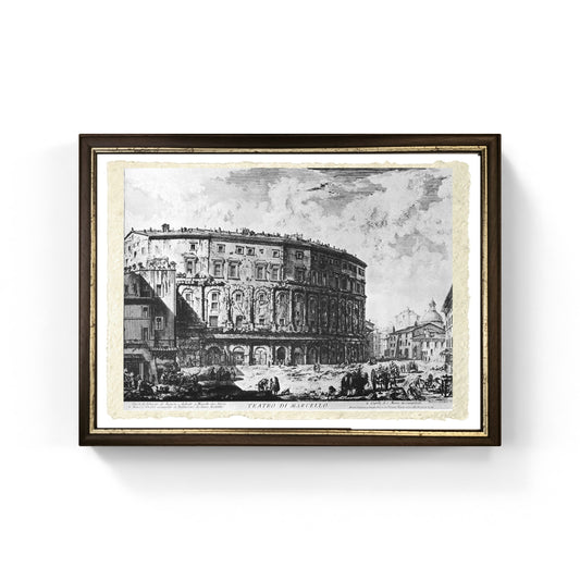 Teatro di Marcello, riproduzione di Giovanni Battista Piranesi
