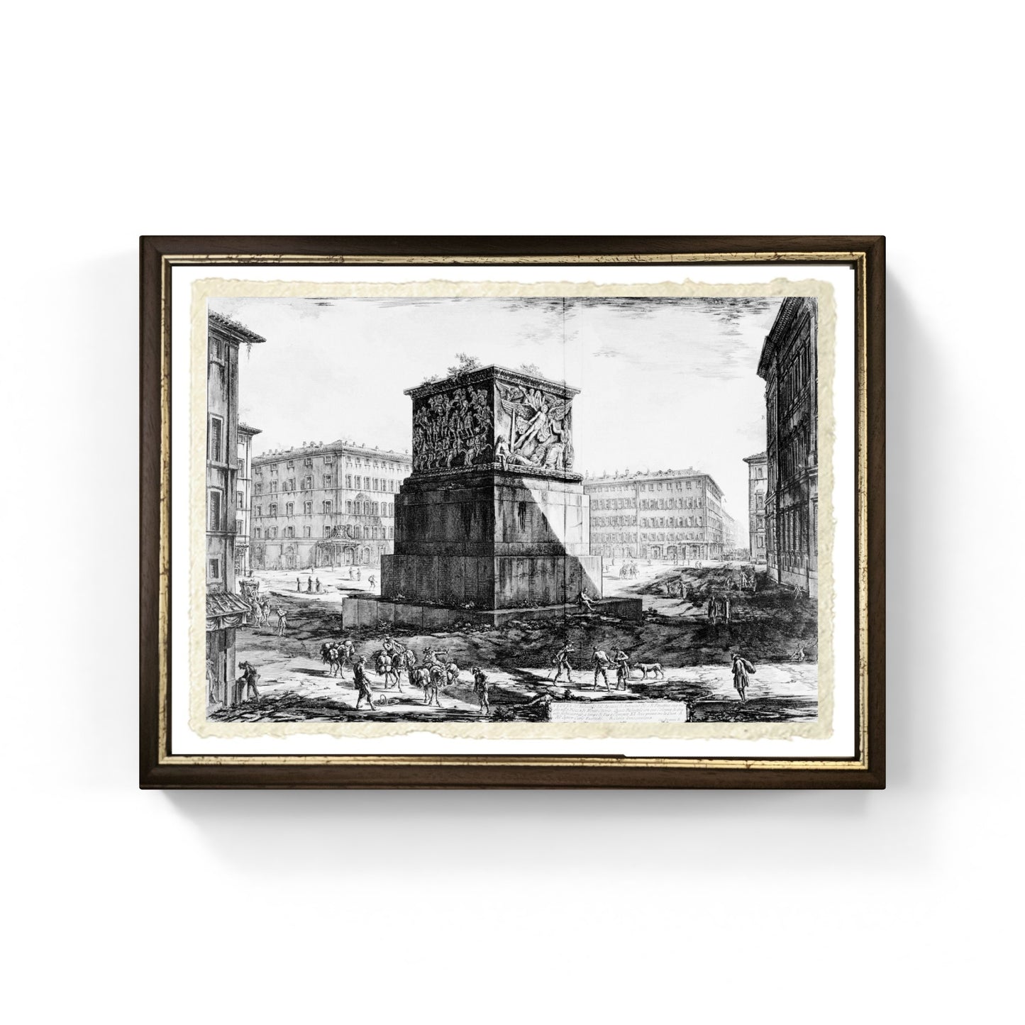 Piedistallo dell'Apoteosi di Antonino Pio e di Faustina, riproduzione di Giovanni Battista Piranesi