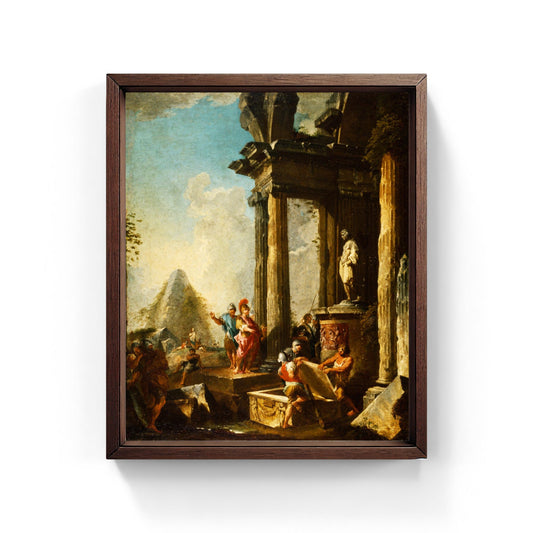 Alessandro Magno alla tomba di Achille, Giovanni Paolo Pannini