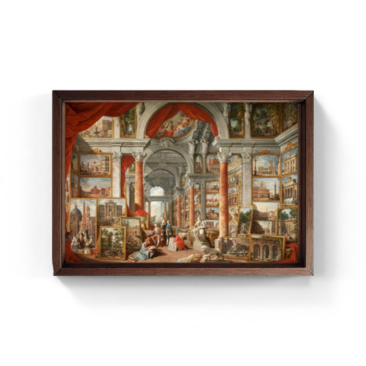 Galleria di quadri con vedute della Roma moderna, Giovanni Paolo Pannini
