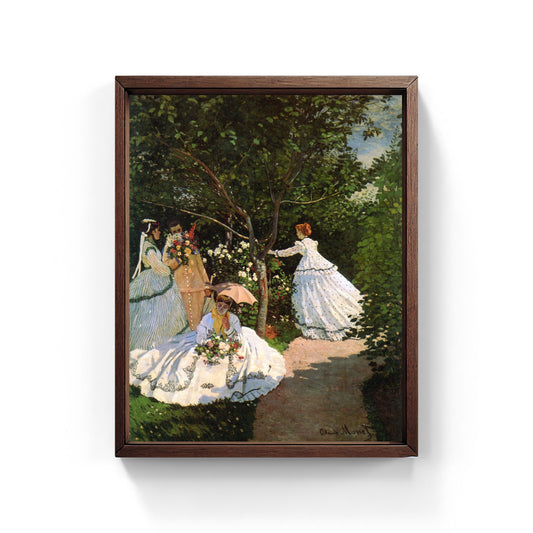Donne in giardino, quadro di Claude Monet