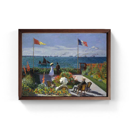 La Terrazza a Sainte-Adresse quadro di Claude Monet