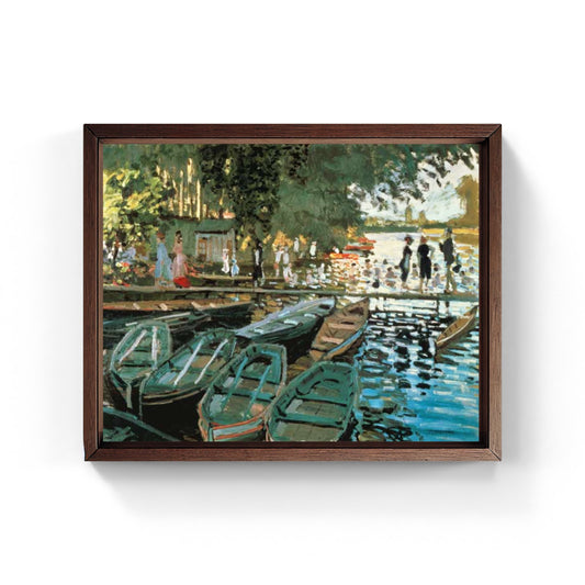 La Grenouillère, painting by Claude Monet