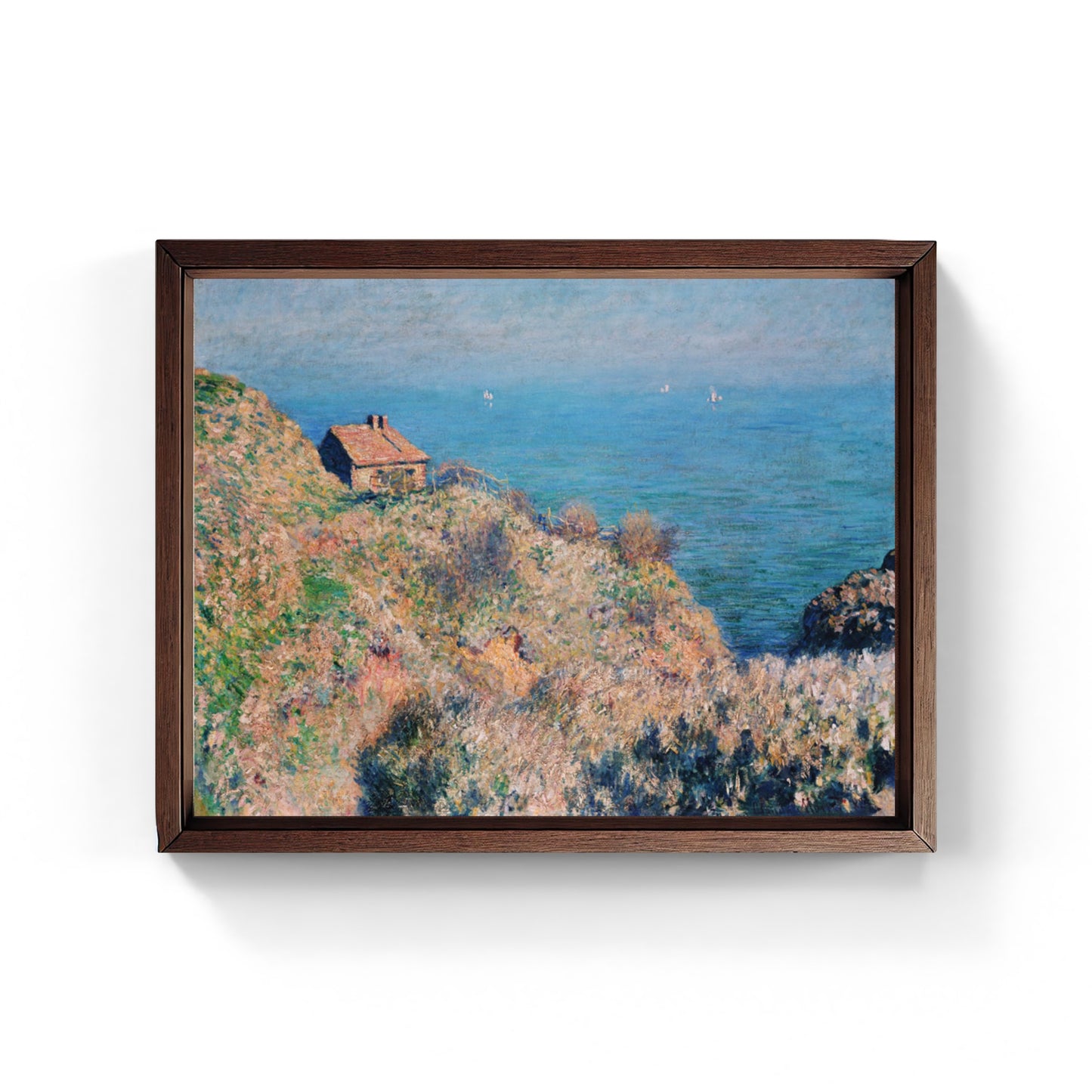 La dogana di Varengeville, quadro di Claude Monet