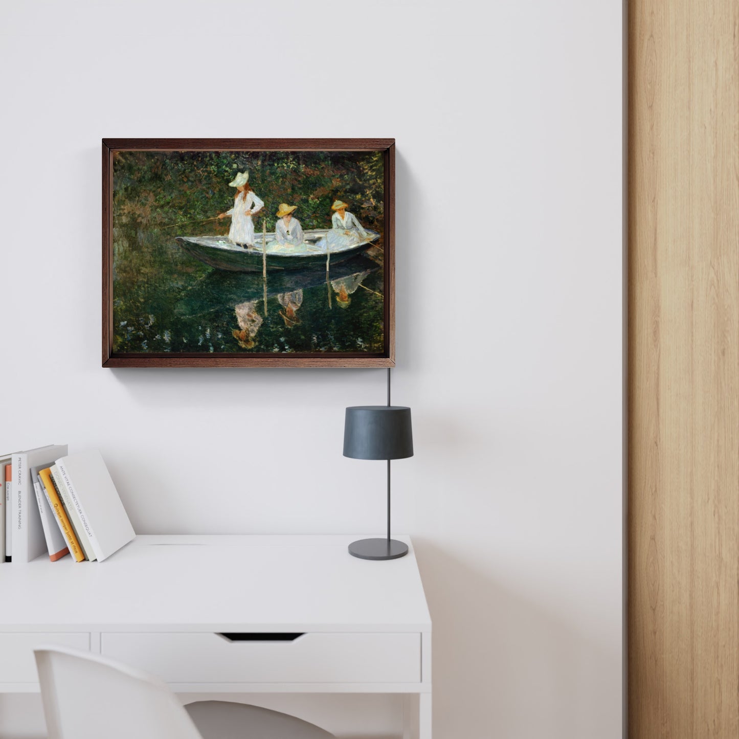La barca a Giverny, quadro di Claude Monet