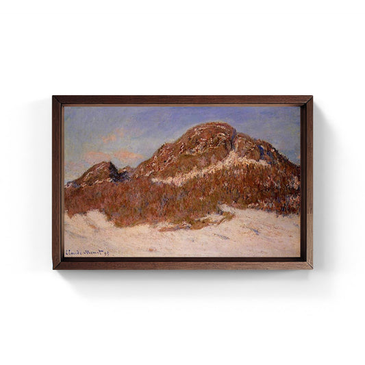 Il monte Kolsass sun effect, quadro di Claude Monet