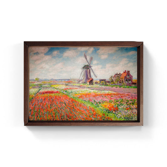 Il campo di tulipani in Olanda, quadro di Claude Monet