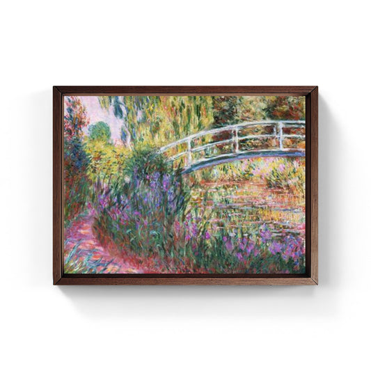 Ponte sul laghetto delle ninfee, quadro di Claude Monet