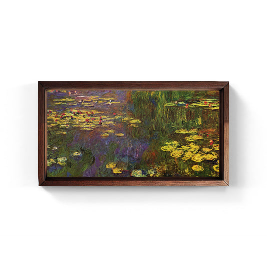 Ninfee, cielo crepuscolare, quadro di Claude Monet
