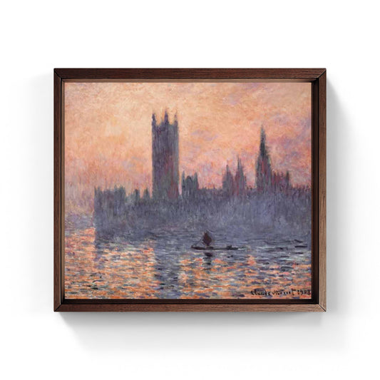 Case del parlamento, quadro di Claude Monet