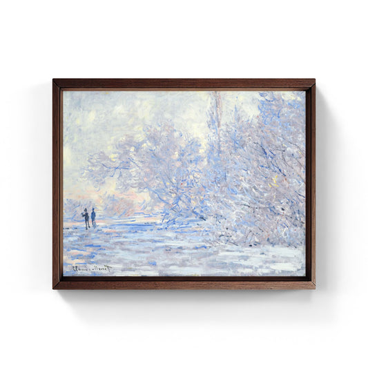 Snow Effect, Giverny , painting by Claude Monet