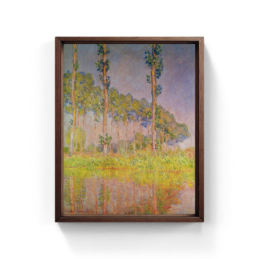 Tre alberi in primavera, quadro di Claude Monet