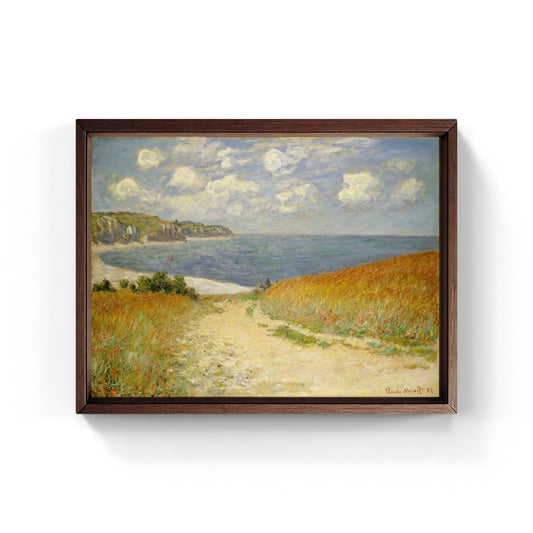 Sentiero nel campo di grano a Pourville, quadro di Claude Monet