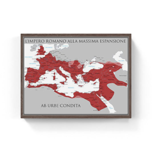 Map: The Roman Empire at its peak