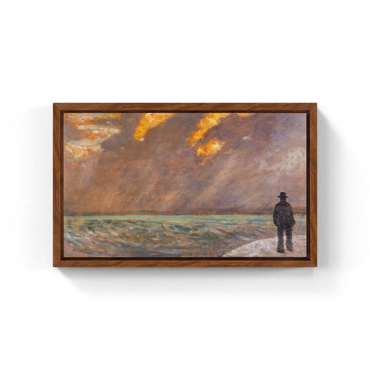 Tramonto a Castiglioncello di Giovanni Fattori