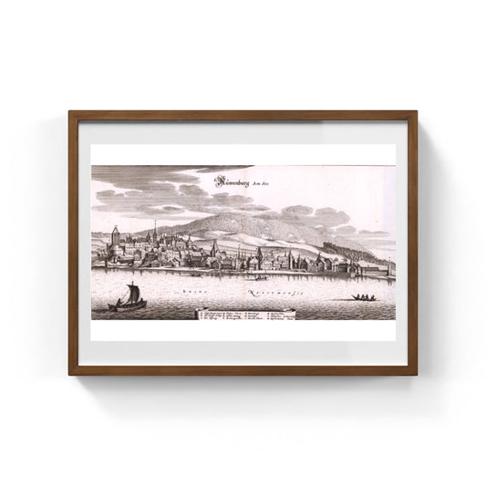 Norimberga sul lago di Matthaeus Merian