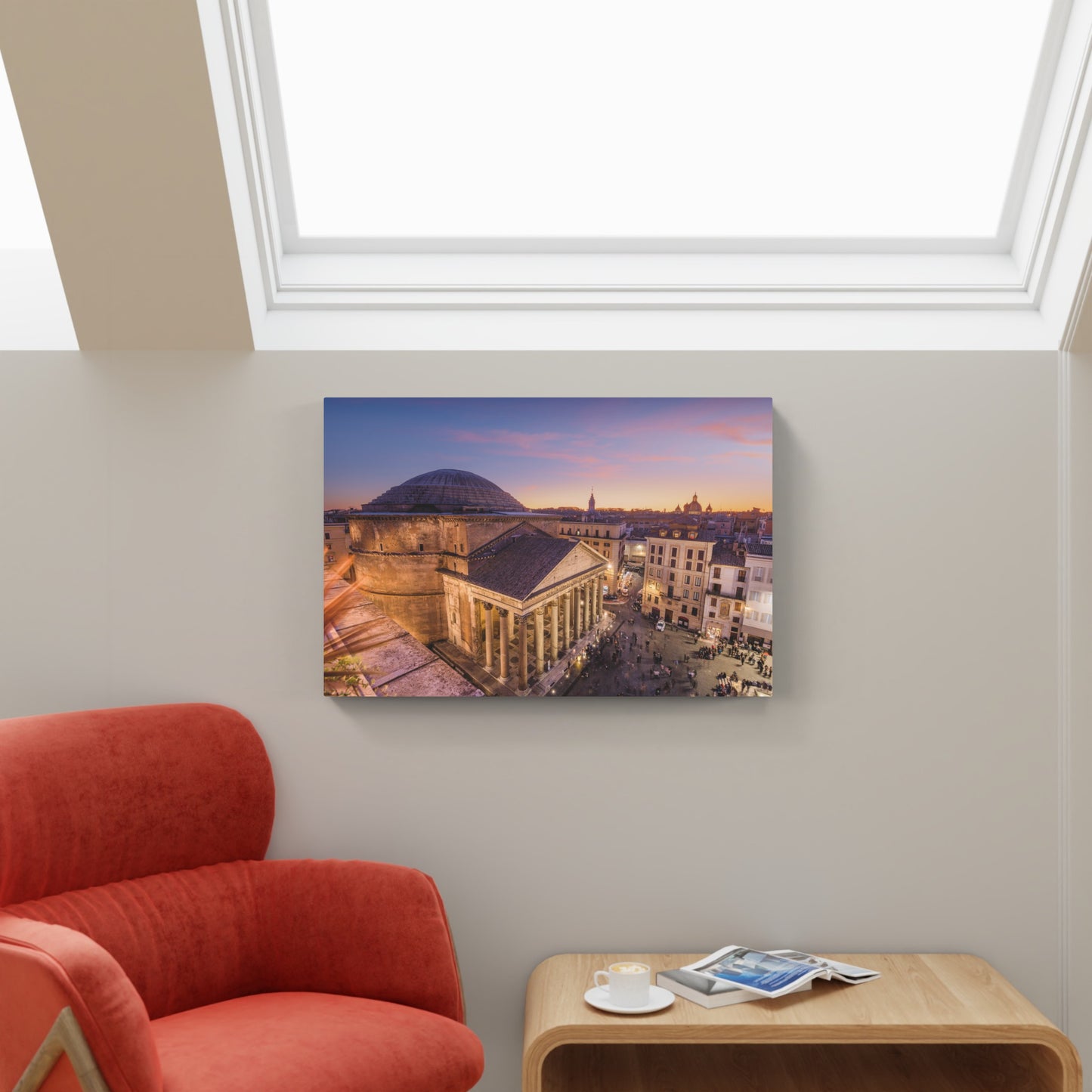 The Panthon at sunset