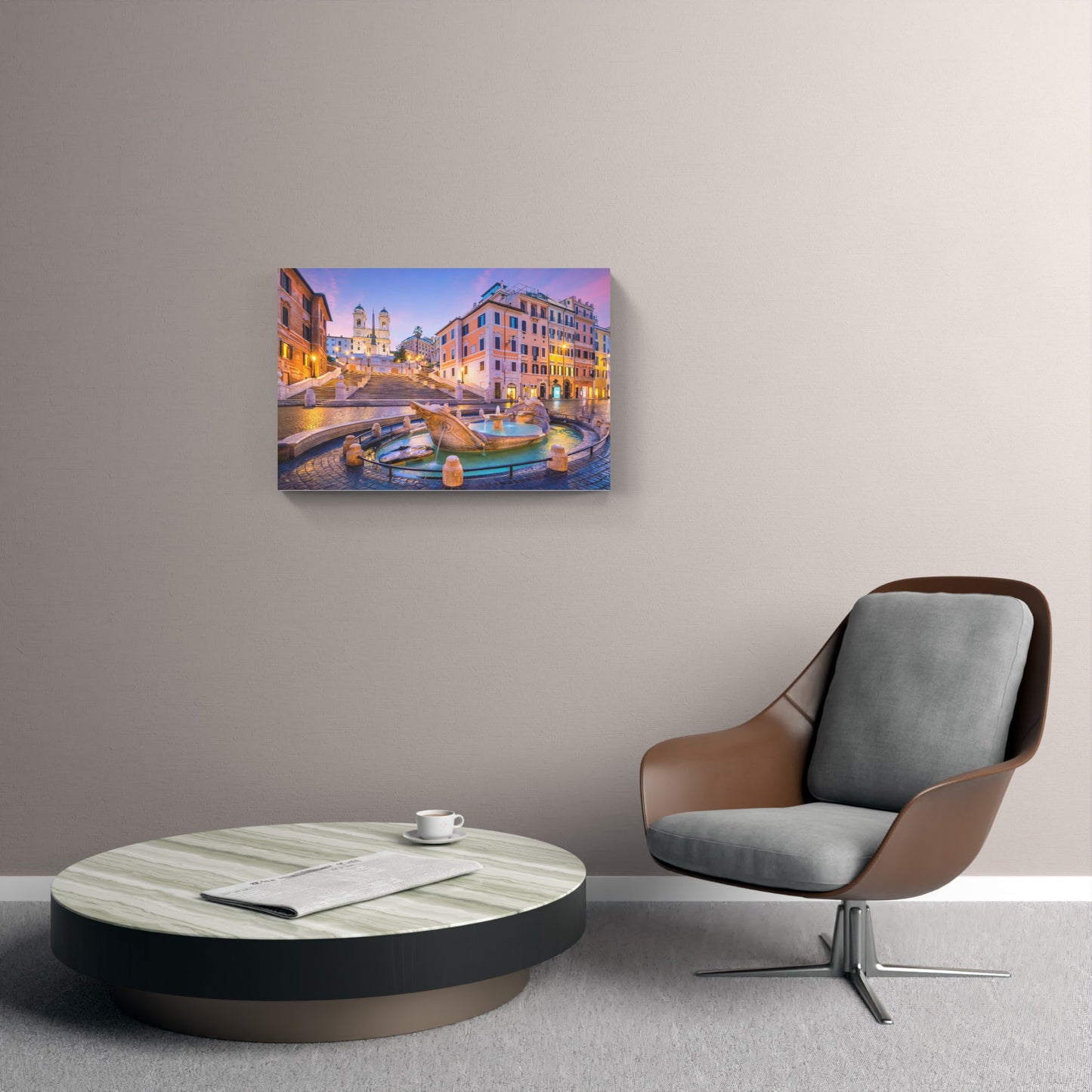 Piazza di Spagna at dawn, Rome