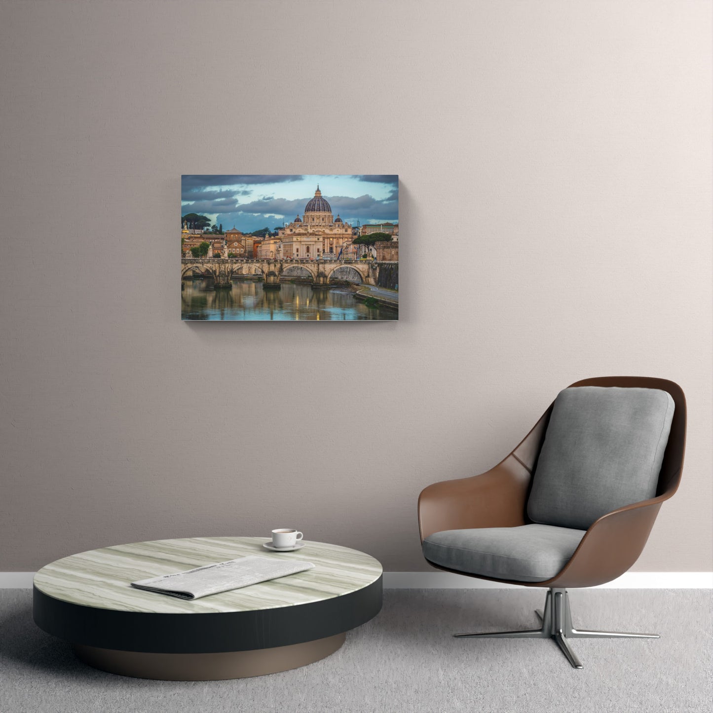 Vatican City from Ponte Umberto, Rome