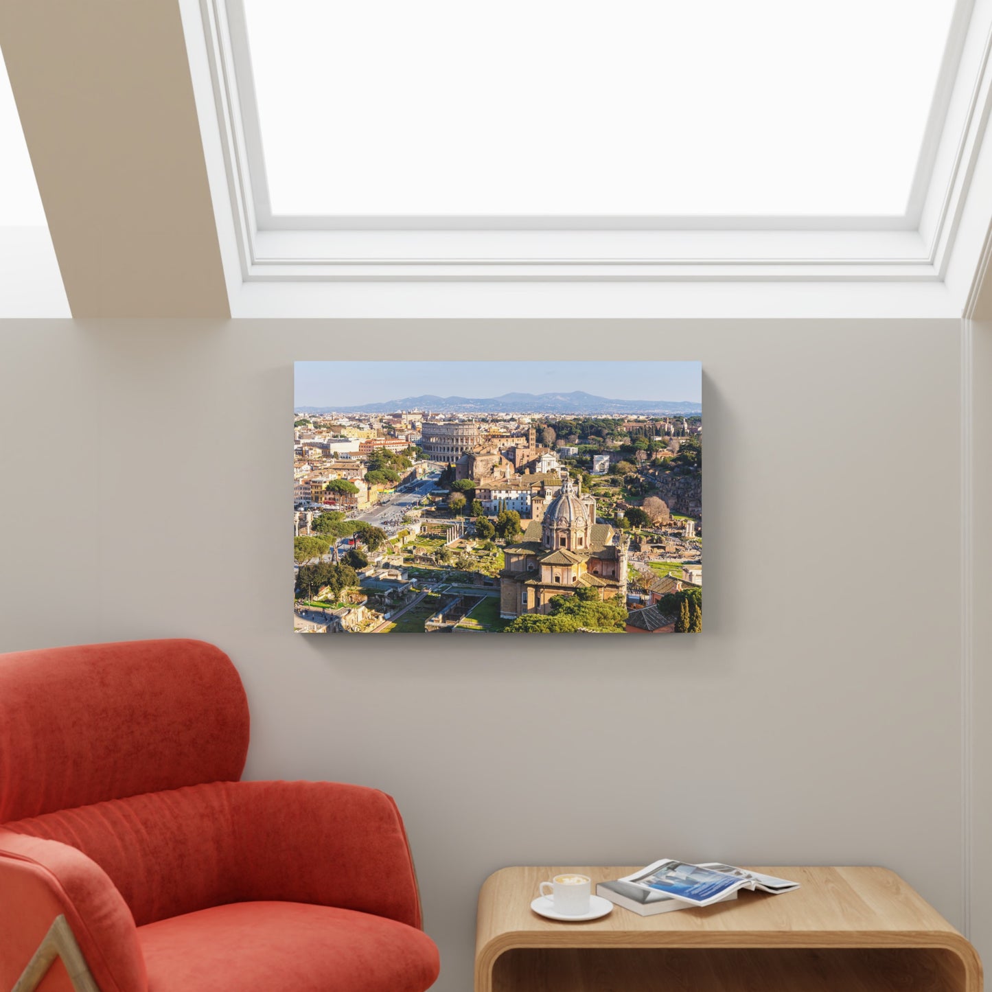 Skyline of the Roman Forum and the Colosseum, Rome