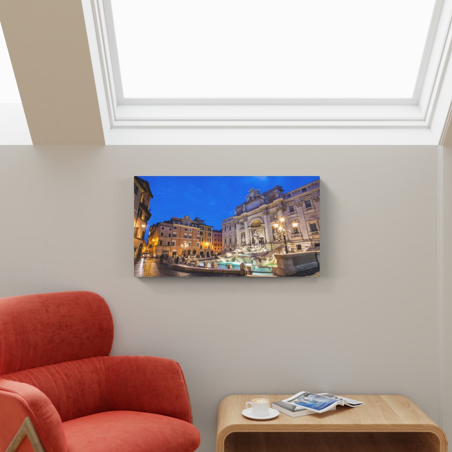 Trevi Fountain in the evening, Rome