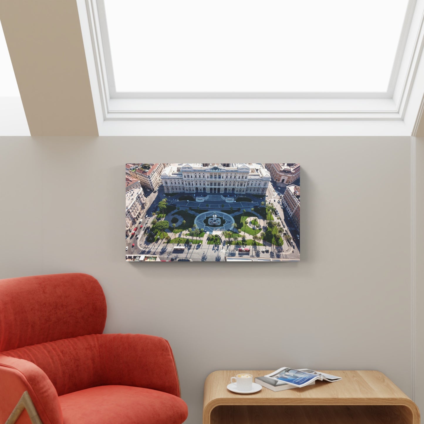View of Piazza Cavour and the Court of Cassation, Rome