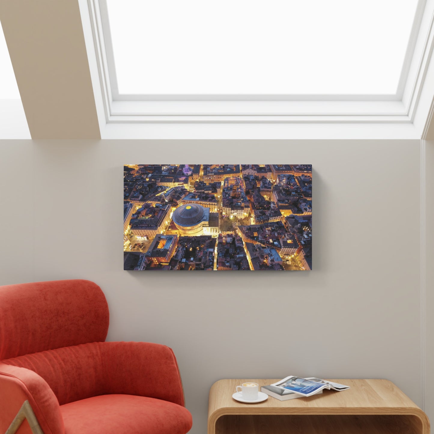 Night view of Piazza della Rotonda, Rome